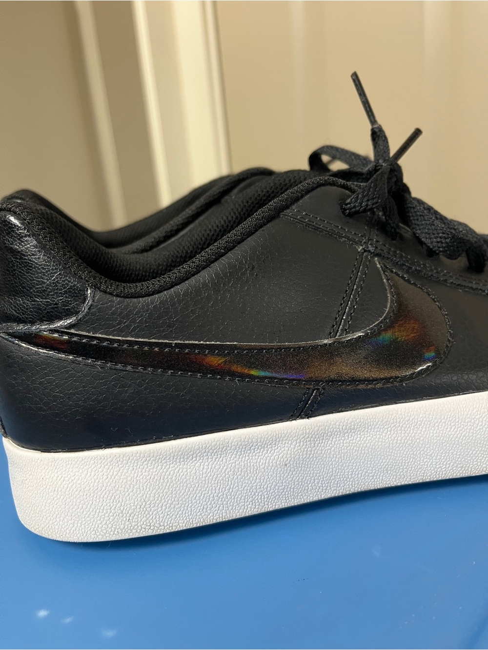 Women’s Nike Court Royale AC Black & White Shoes - Picture 7 of 8